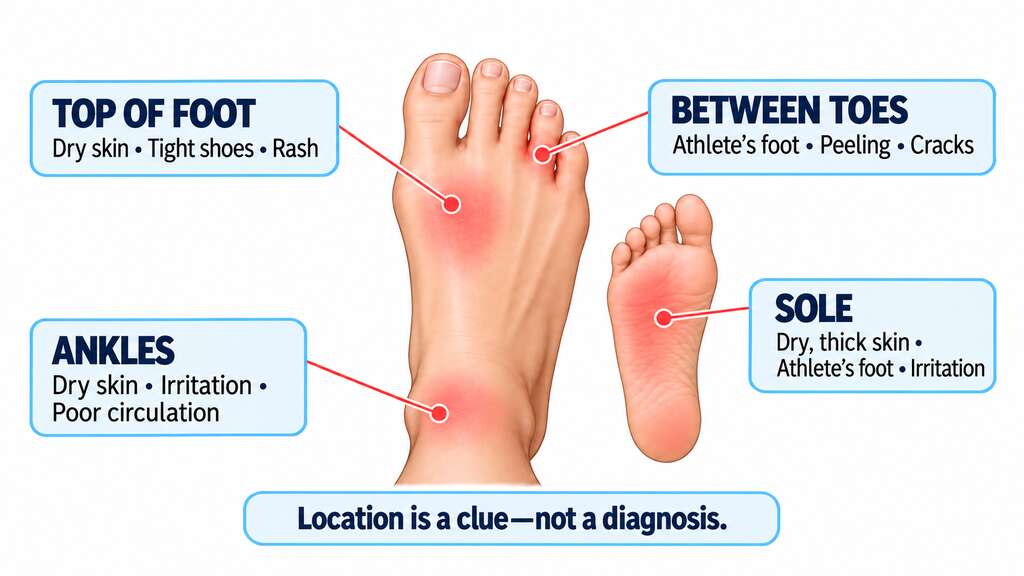 What Does the Location of the Itch Mean