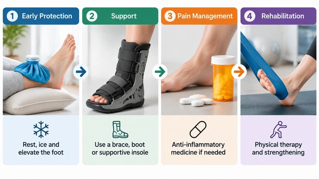 How Do You Fix a Ruptured Plantar Fascia