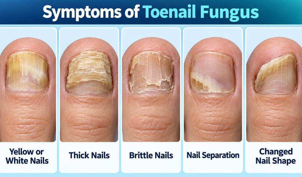 Symptoms of Toenail Fungus