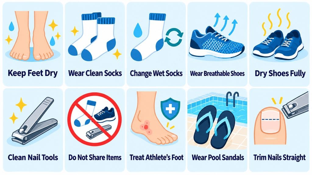 Prevention Tips for Healthy Toenails