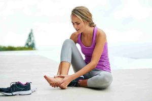 Foot Pain Between Ankle and Heel