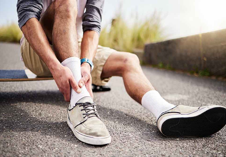 Swelling and Pain Around the Ankle Joint