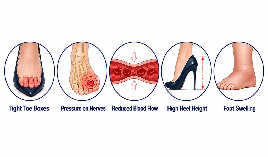 5 Common Causes of Numb Toes After Wearing Heels