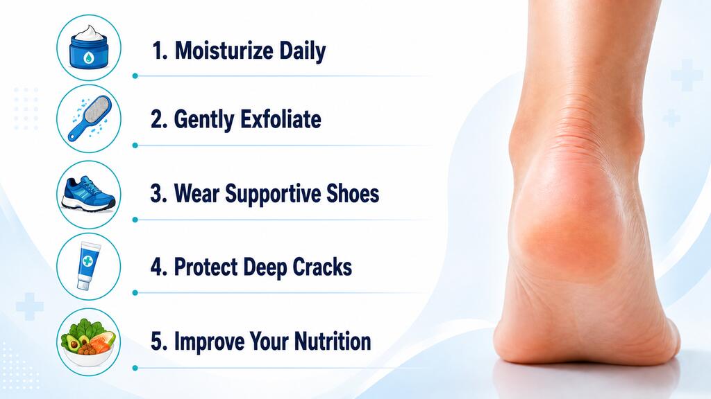 5 Ways to Effectively Heal Cracked Heels