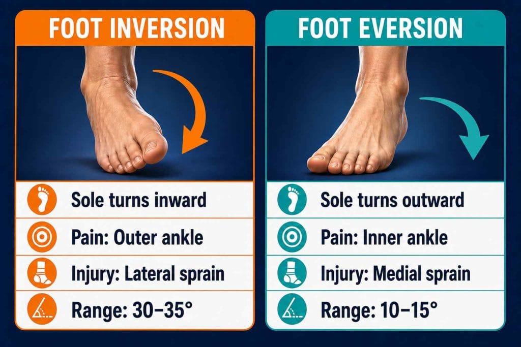 Key Differences Between Foot Inversion and Eversion