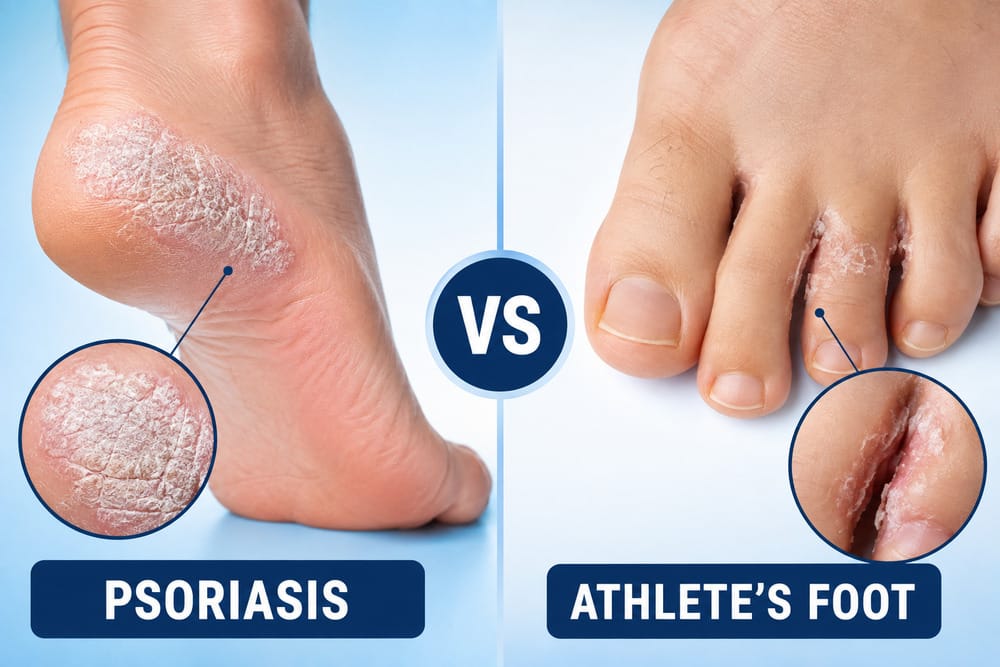 Psoriasis or Athlete’s Foot