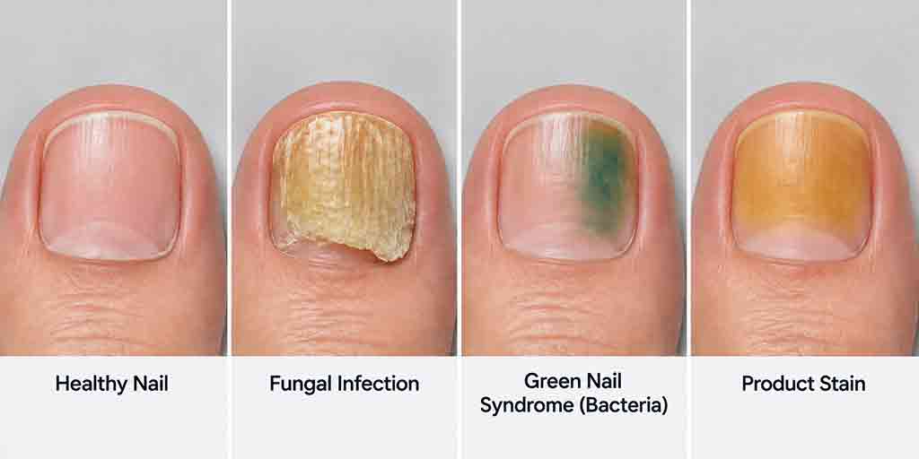 acrylic nail fungus pictures