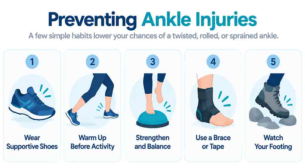 sprain vs twisted ankle